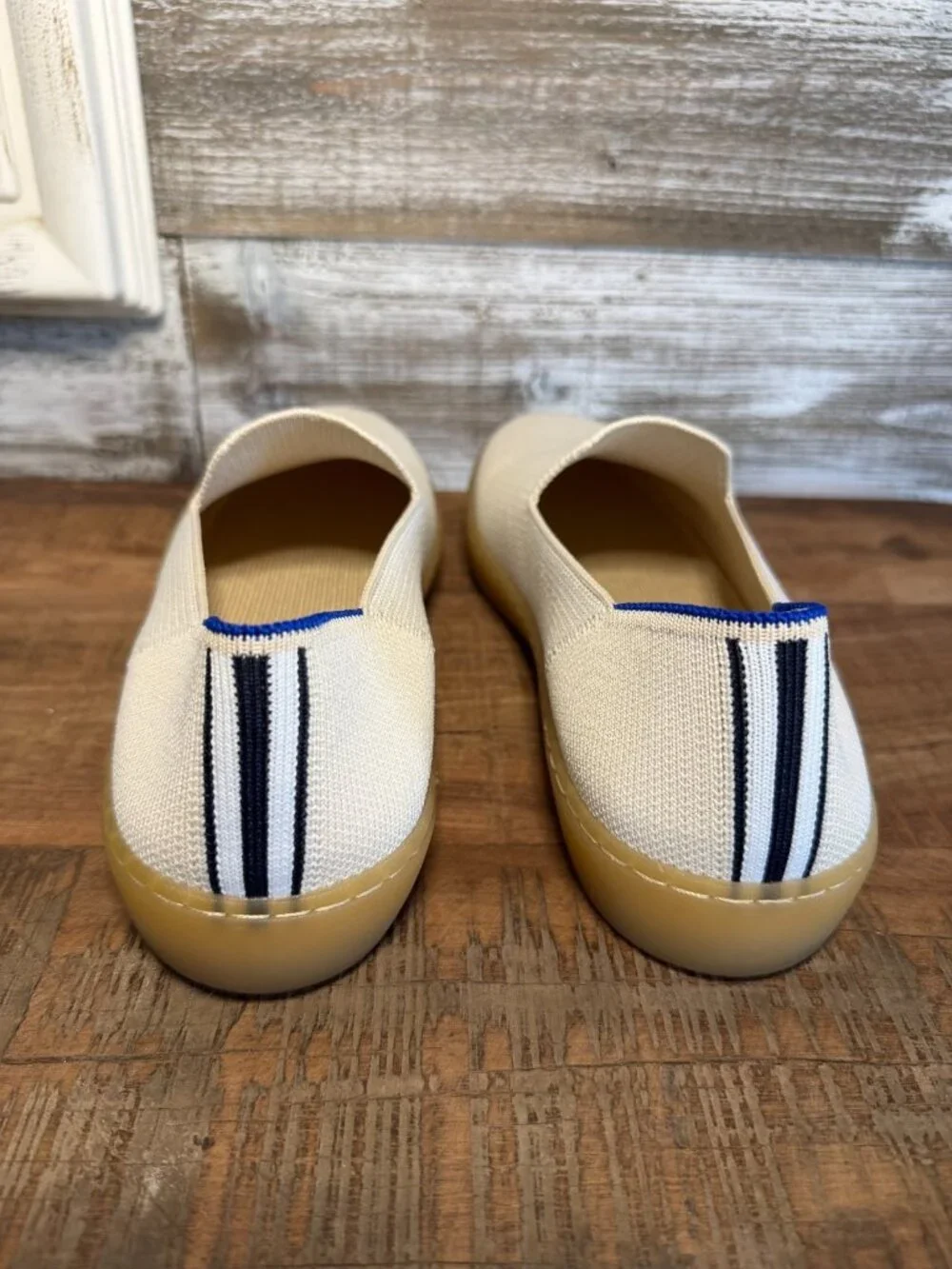 Rothy’s The Original Slip On Sneakers Womens Size 9 Comfort Flat Vanilla Bean